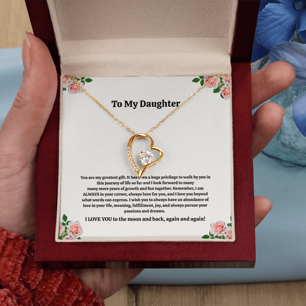 To My Daughter | Forever Love Necklace