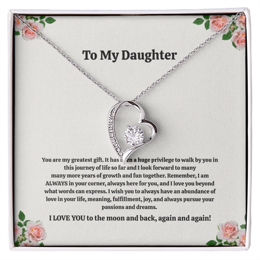 To My Daughter | Forever Love Necklace