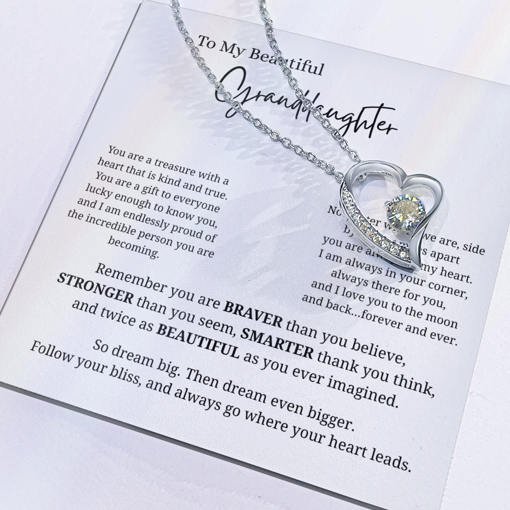 To My Beautiful Granddaughter | Forever Love Necklace