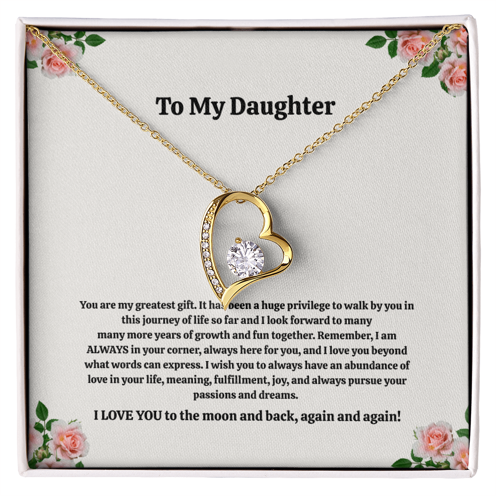 To My Daughter | Forever Love Necklace