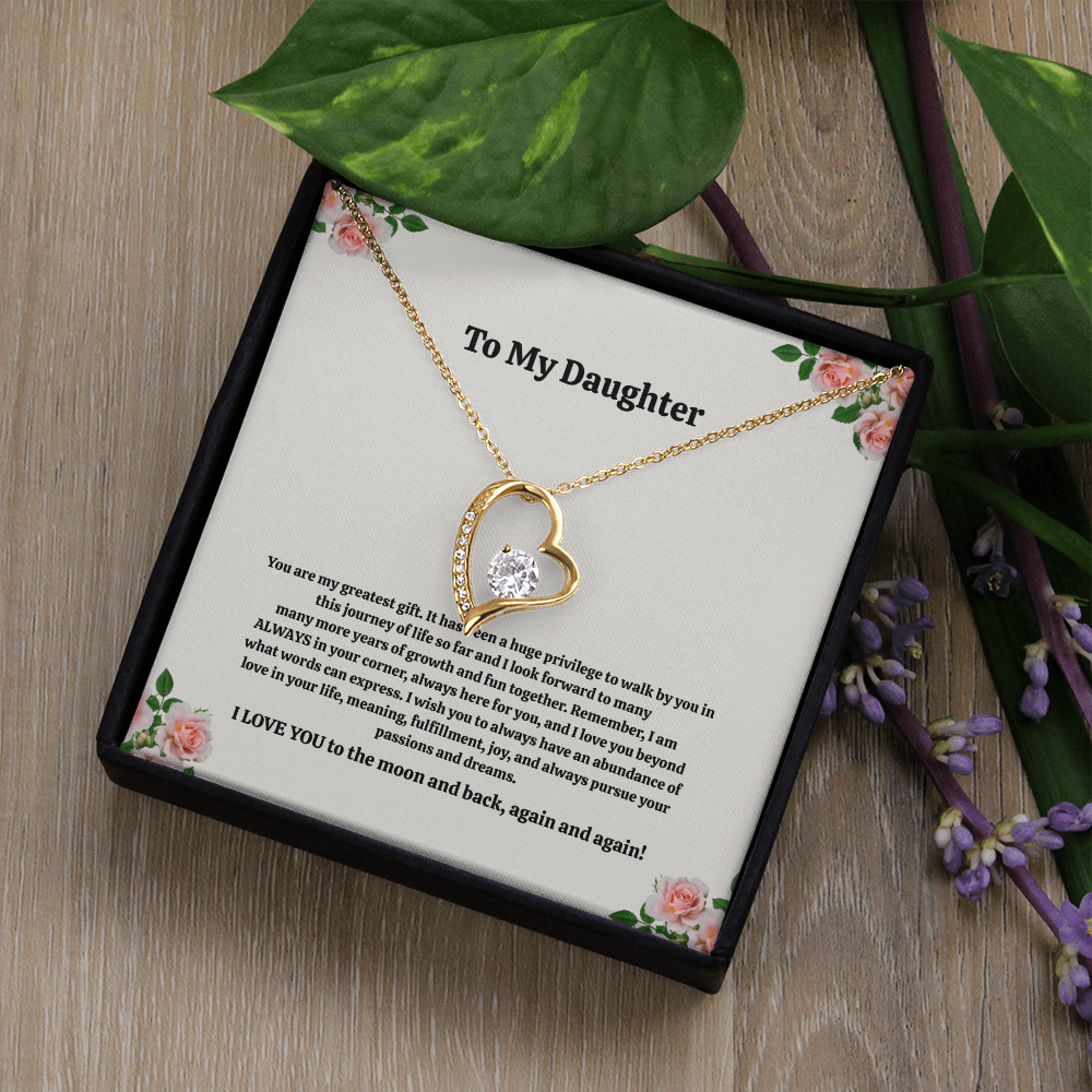 To My Daughter | Forever Love Necklace